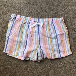 NWOT striped pajama shorts